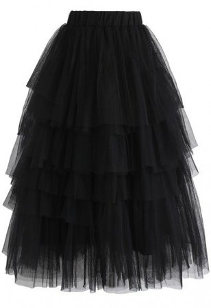 Cherished Memories Gradient Pleated Tulle Skirt in Pink - Retro, Indie and Unique Fashion