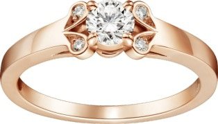CRN4724900 - Ballerine Solitaire - Pink gold, diamond - Cartier