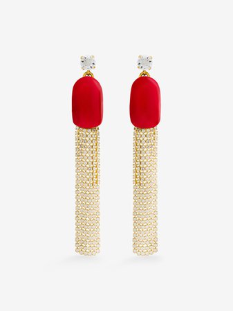 "Manicure" dangling earrings | Earrings | Jewelry | E-SHOP | Schiaparelli website