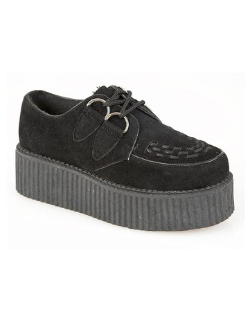 Black creepers shoes