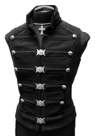 Shrine gothic vampire dominion vest jacket victorian pirate rock goth steampunk