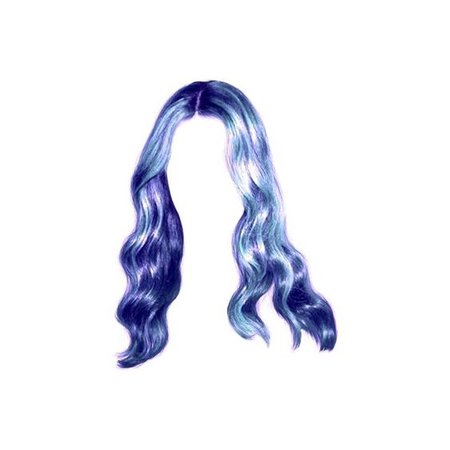 blue hair doll png