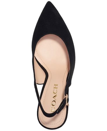 COACH Women's Sutton Pointed-Toe Slingback Pumps & Reviews - Heels & Pumps - Shoes - Macy's
