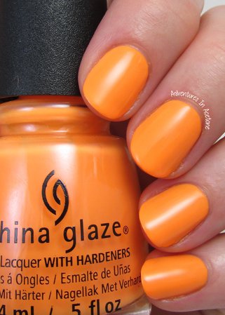 Neon Orange Nail Polish China Glaze