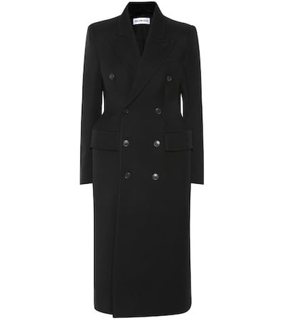Hourglass wool-blend coat