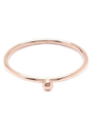 Tiny Ball Delicate Ring Rose Gold - Happiness Boutique