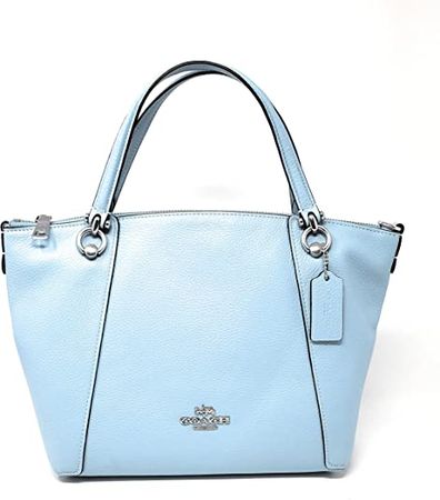 Coach Women's Kacey Satchel (Pebble Leather - Powder Blue): Handbags: Amazon.com