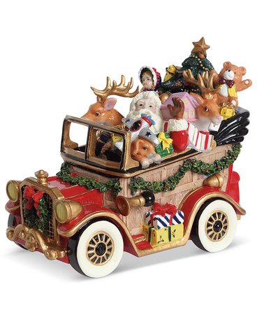 Fitz and Floyd Musical Santa Mobile Collectible Figurine & Reviews - Holiday Shop - Home - Macy's