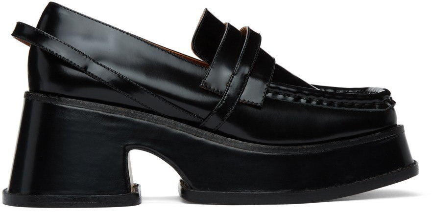 Shushu/Tong Black Platform Loafers