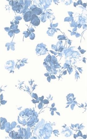 blue florals