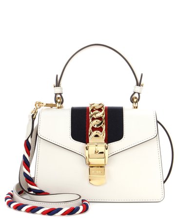 Sylvie Mini Leather Crossbody Bag Gucci