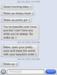 wake up text