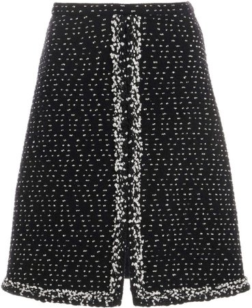 Giambattista Valli Two-Tone Tweed Skirt