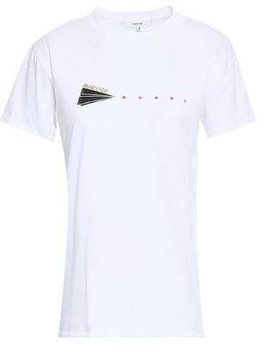 Printed Cotton-jersey T-shirt