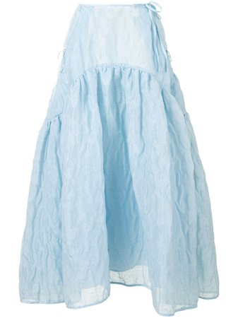 Cecilie Bahnsen Lilly tiered skirt - FARFETCH