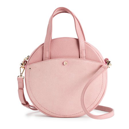 pink round purse