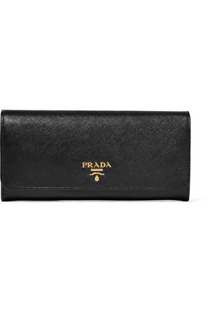 Prada | Textured-leather continental wallet | NET-A-PORTER.COM