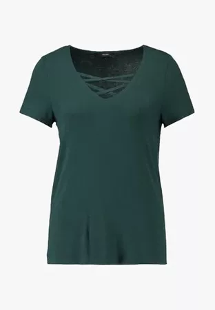 Vero Moda VMHEAVEN CROSS FRONT - Print T-shirt - green gables - Zalando.co.uk