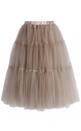 chicwish tulle skirt