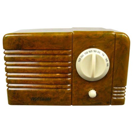 1938, RCA Little Nipper Green and White Catalin Bakelite Tube Radio For Sale at 1stDibs