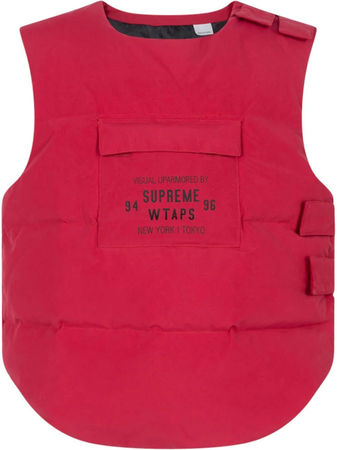 supreme wtaps tactical down vest