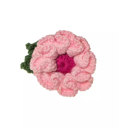 Crochet Camellia Flower Brooch – Southbank Centre Shop