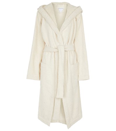 Bottega Veneta - Cotton terry bathrobe | Mytheresa