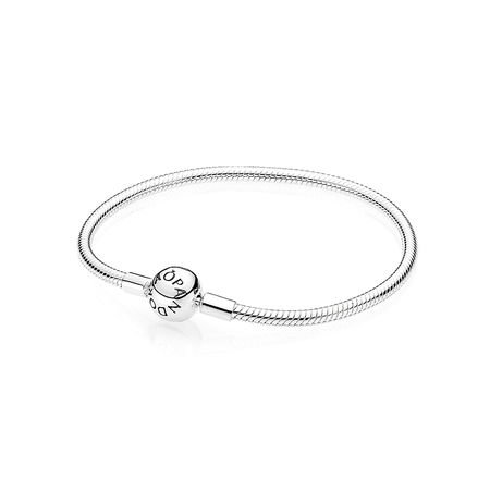 Smooth Silver Clasp Bracelet | PANDORA Jewelry US
