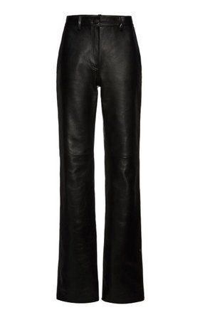 Straight-Leg Leather Pants By Magda Butrym | Moda Operandi