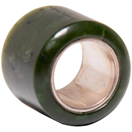 19th Century Chinese Jade Archer's Ring