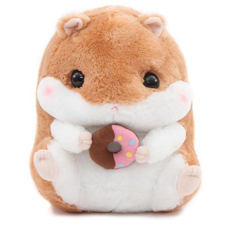 big light brown white hamster Coroham Coron Cafe plush toy Japan - modeS4u