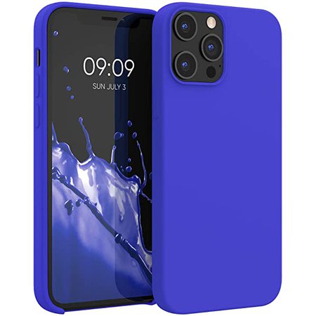 Amazon.com: kwmobile TPU Silicone Case Compatible with Apple iPhone 13 Pro Max - Case Slim Phone Cover with Soft Finish - Royal Blue : Cell Phones & Accessories