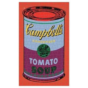 Andy Warhol Soup Can Red Violet 300 Piece Puzzle | Galison