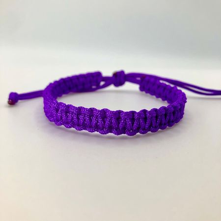 Purple Cord Bracelet Purple String Bracelet Lucky Bracelet - Etsy Sweden