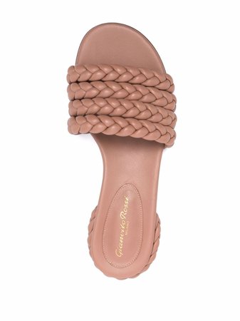 Shop Gianvito Rossi braided-strap sandals with Express Delivery - FARFETCH