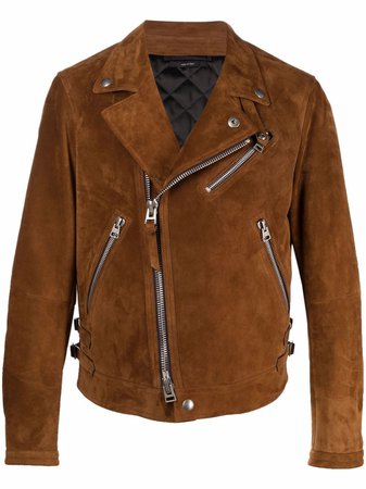 TOM FORD double-breasted Biker Jacket - Farfetch