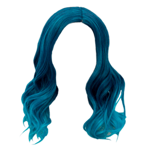 blue hair png