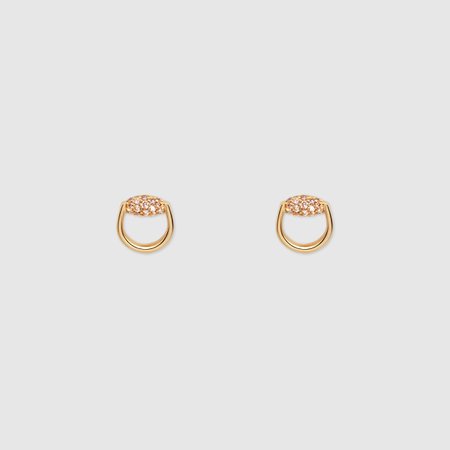 390902_J8563_8065_001_100_0000_Light-Horsebit-stud-earrings-in-yellow-gold-and-brown-diamonds.jpg (2400×2400)