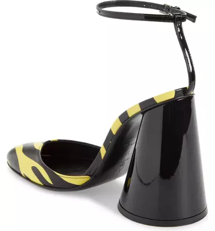 The Attico Luz Stripe Ankle Strap Pump | Nordstrom