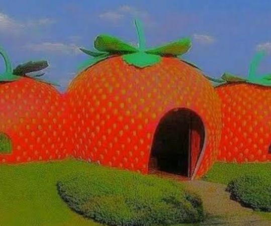 wierdcore strawberry house