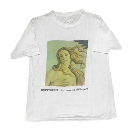 The Art of Junk Shirts on Instagram: “🧖🏽‍♀️ #botticelli #vintagetshirt”