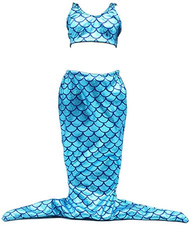 Amazon.com: Popuid 18 Inch Doll Mermaid Costume Outfit Set for American Girl Doll Sparkly Mermaid Tail Swimsuit Princess Clothes (Blue): Toys & Games