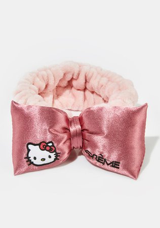 The Creme Shop X Hello Kitty Satin Bow Headband