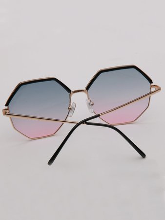 Ombre Lens Sunglasses | ROMWE