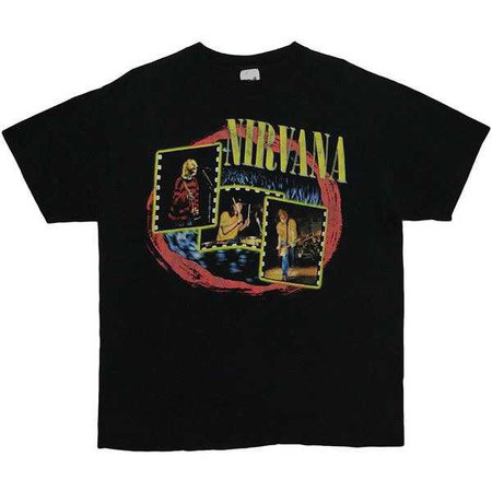 nirvana band t shirt 1990s