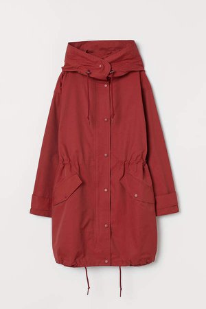 H&M+ Hooded Parka - Red