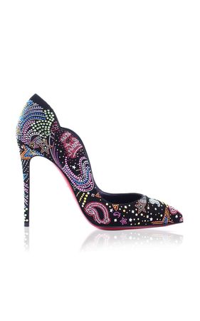 Hot Chick 100mm Starlight Patent Leather Pumps Louboutin
