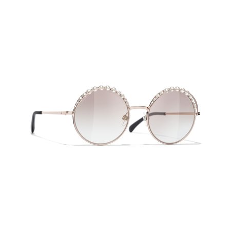 Chanel Round Pearl Sunglasses $780