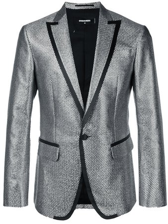 Dsquared2 woven-effect Tuxedo Jacket - Farfetch