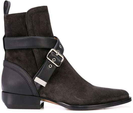 buckle strap boots